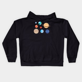 Planets Of Solar System Kids Hoodie